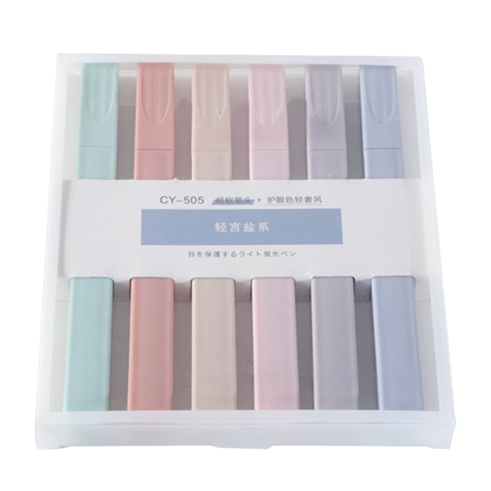Xixixiaozhu HP7256 Gradual Color Highlighters,Chisel Tip Marker Hig